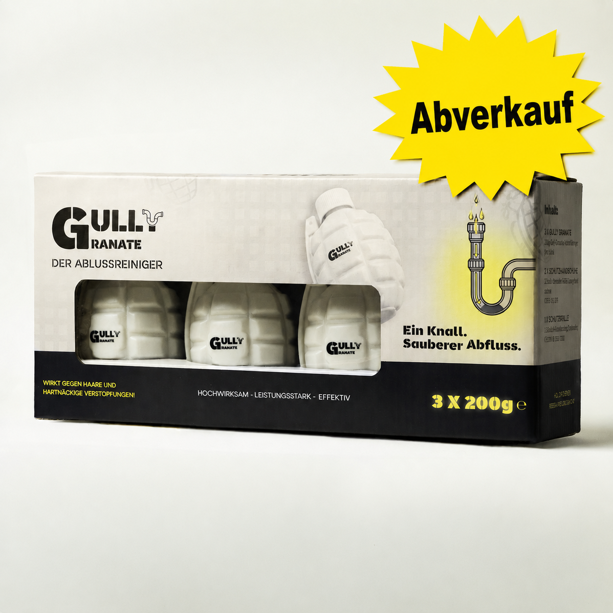 Abflussreiniger- GULLY GRANATE